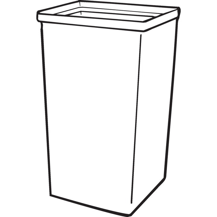 Image of Rubbermaid Commercial Products Liner,f/Ranger,24.5 Gal Cap,16-1/4"x16-1/4"x28-1/2",GY