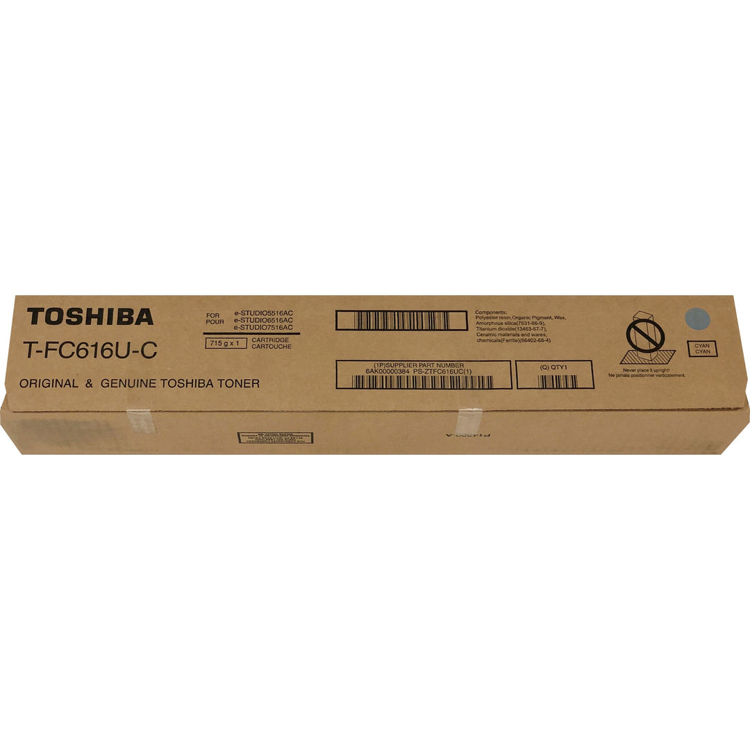 Image of Toshiba TFC616UC 5516/6516 Toner Cartridge, 39200 Pages, 1 Each
