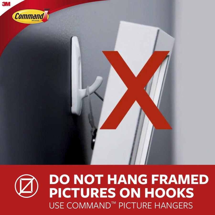 Image of 3M Shelf Ledge, 10 Command Strips, Holds 5 lb, 3"Wx21"Lx3"H, BK