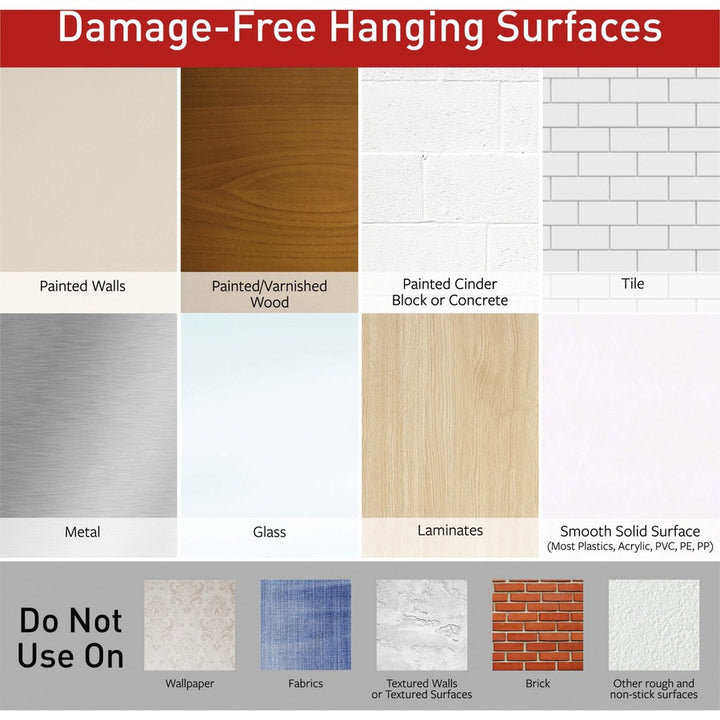 Image of 3M Shelf Ledge, 10 Command Strips, Holds 5 lb, 3"Wx21"Lx3"H, BK