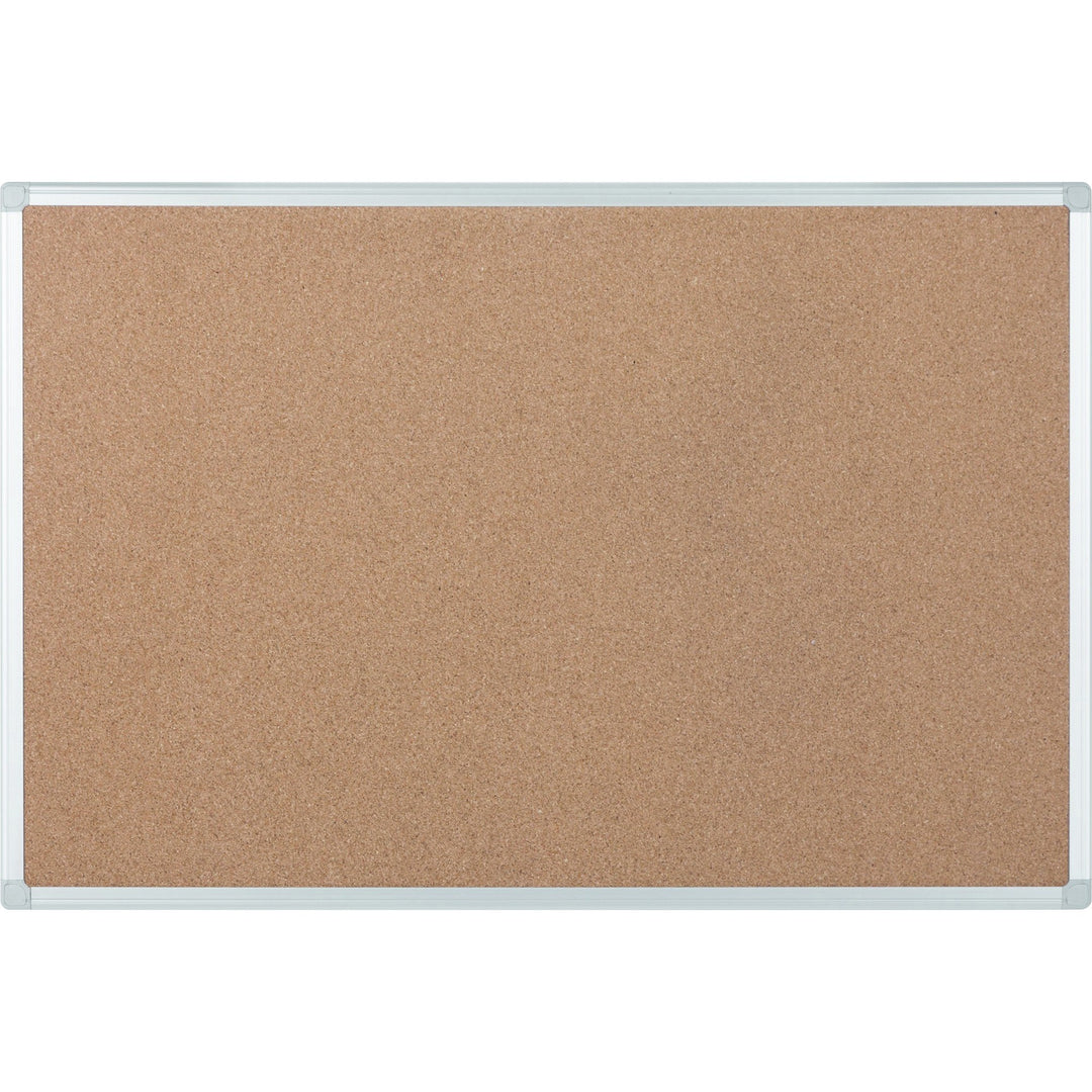Image of Bi-silque Bulletin Board, Cork, 24"Wx36"Lx1/2"H, Multi