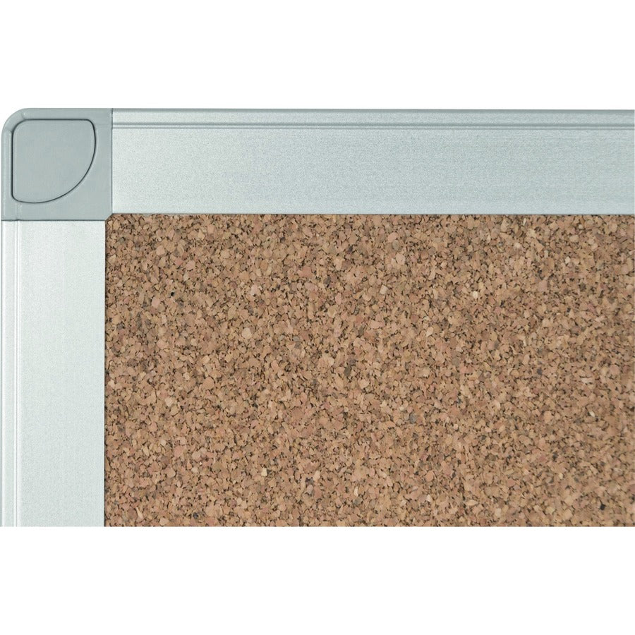 Image of Bi-silque Bulletin Board, Cork, 24"Wx36"Lx1/2"H, Multi