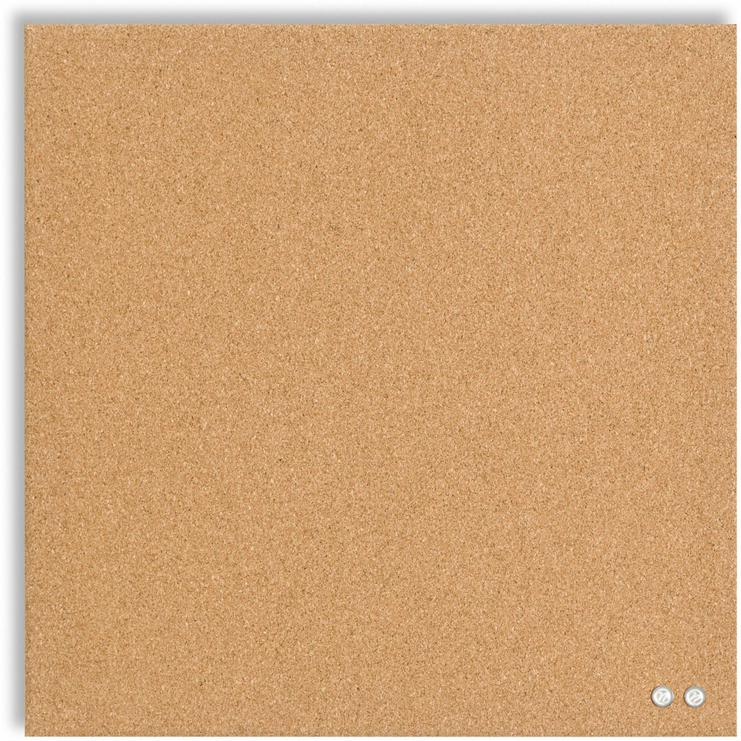 Image of U Brands Cork Board, Canvas, Frameless, 14"x7/10"x14", Natural