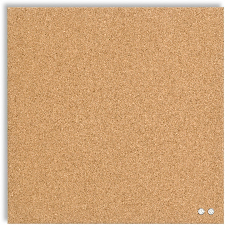 Image of U Brands Cork Board, Canvas, Frameless, 14"x7/10"x14", Natural