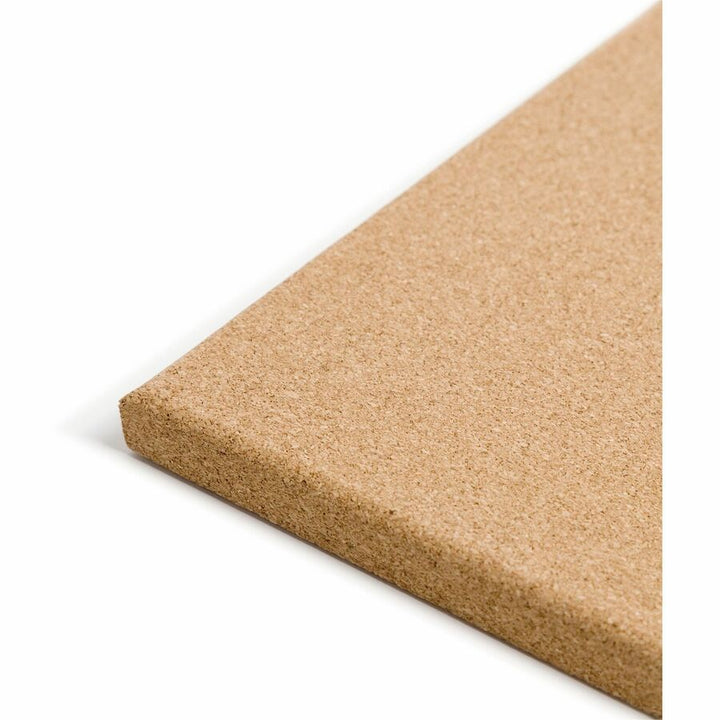 Image of U Brands Cork Board, Canvas, Frameless, 14"x7/10"x14", Natural