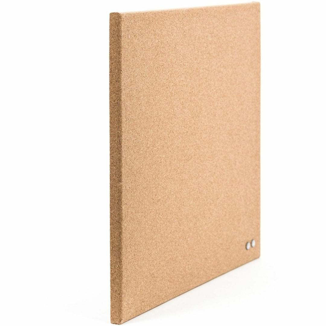 Image of U Brands Cork Board, Canvas, Frameless, 14"x7/10"x14", Natural