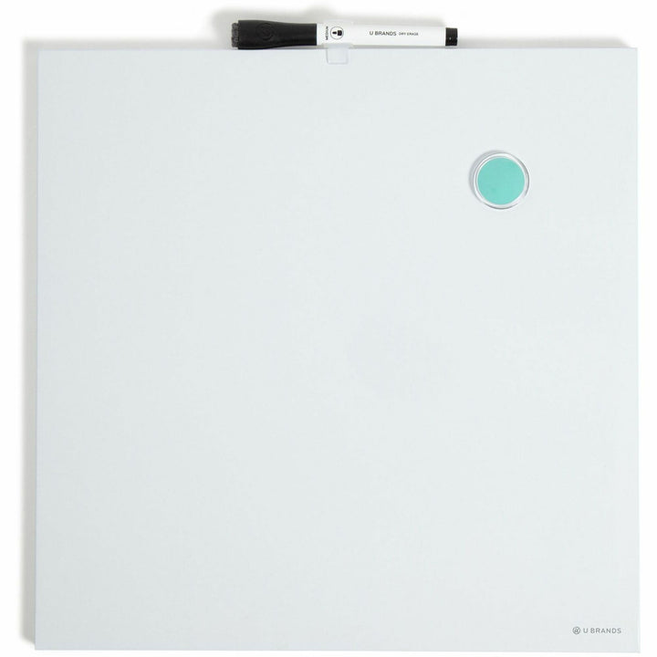 Image of U Brands Dry-Erase Board, Tile, Magnetic, 14"Wx7/10"Lx14"H, White