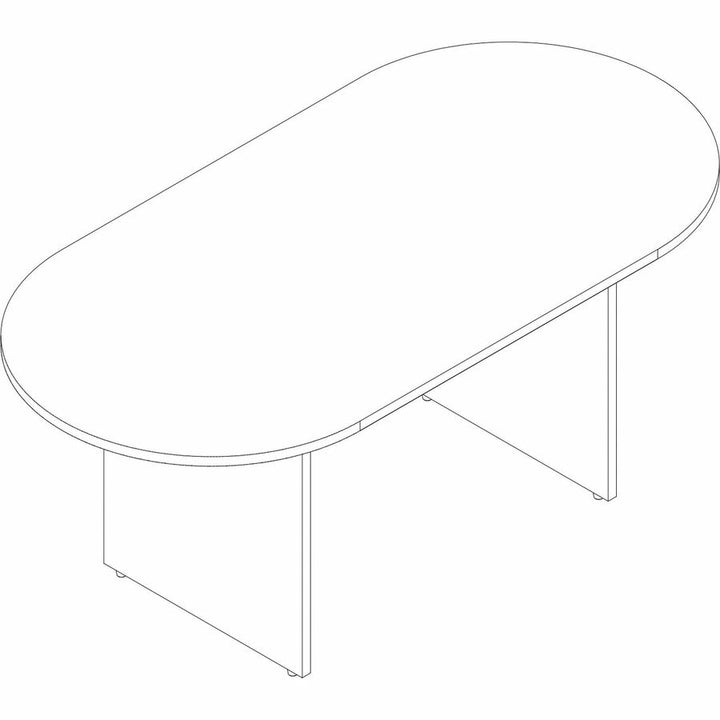 Image of Lorell Conference Table, Oval, Top/Base, 72"x36"x29-1/2", EPO