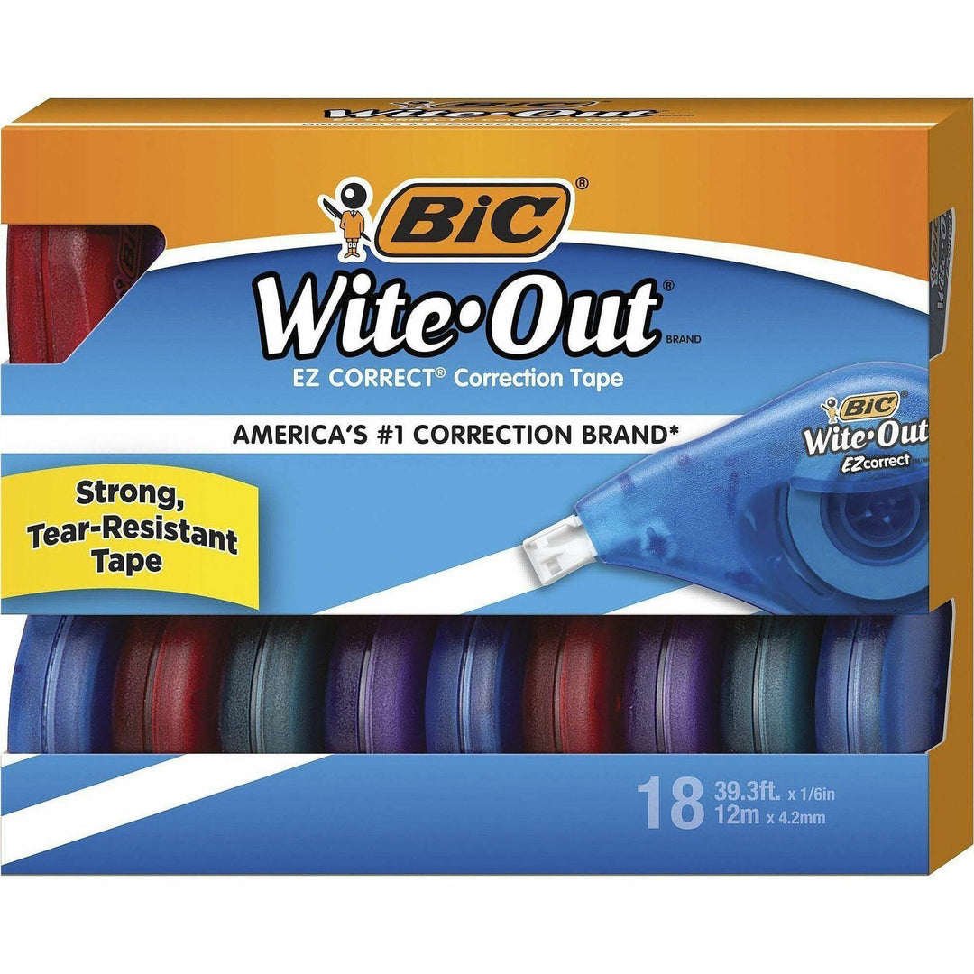 Image of BIC EZCorrect WOTAP18 Wite-Out EZ CORRECT Correction Tape