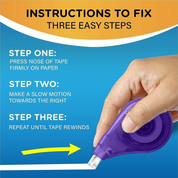 Image of BIC EZCorrect WOTAP18 Wite-Out EZ CORRECT Correction Tape