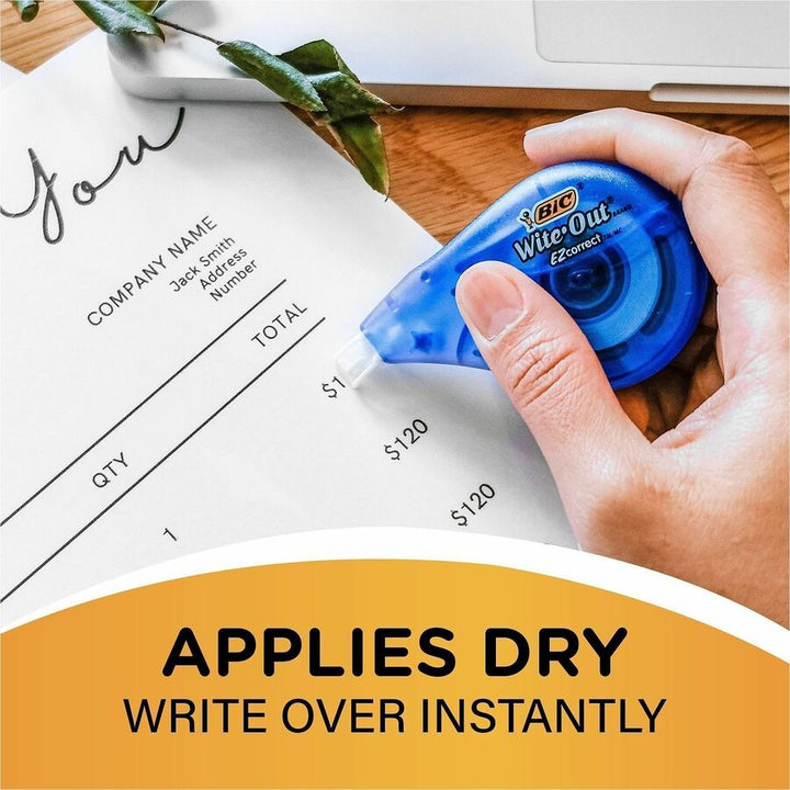 Image of BIC EZCorrect WOTAP18 Wite-Out EZ CORRECT Correction Tape