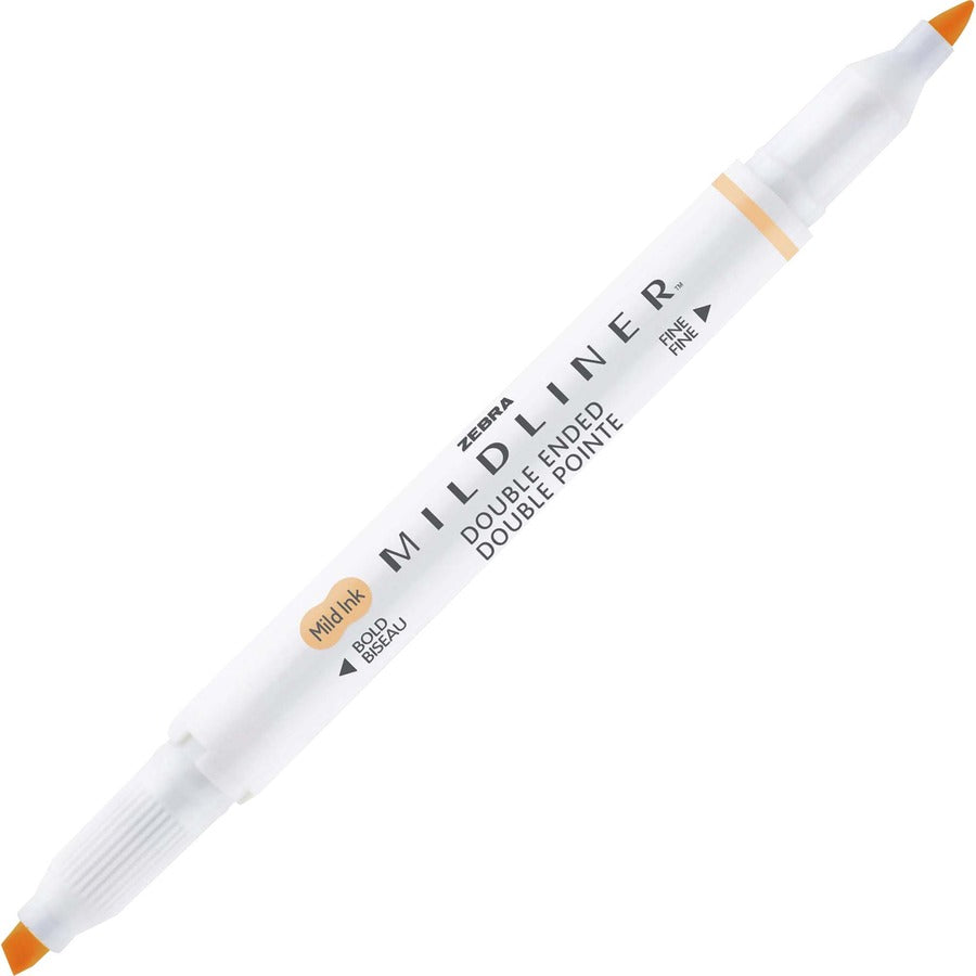 Image of Zebra Pen 78101 MILDLINER Dual Ended Creative Marker, Assorted Ink, White Barrel, 10 / Pack