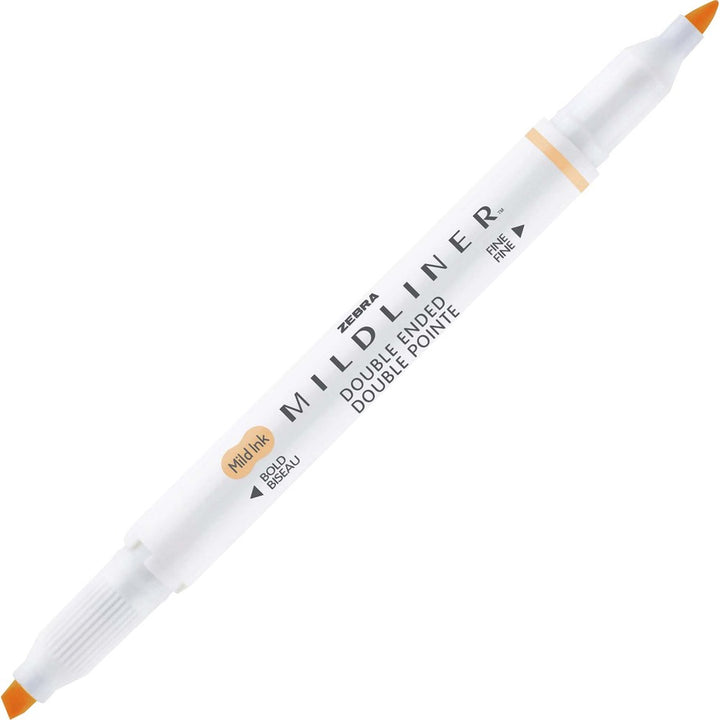 Image of Zebra Pen 78101 MILDLINER Dual Ended Creative Marker, Assorted Ink, White Barrel, 10 / Pack