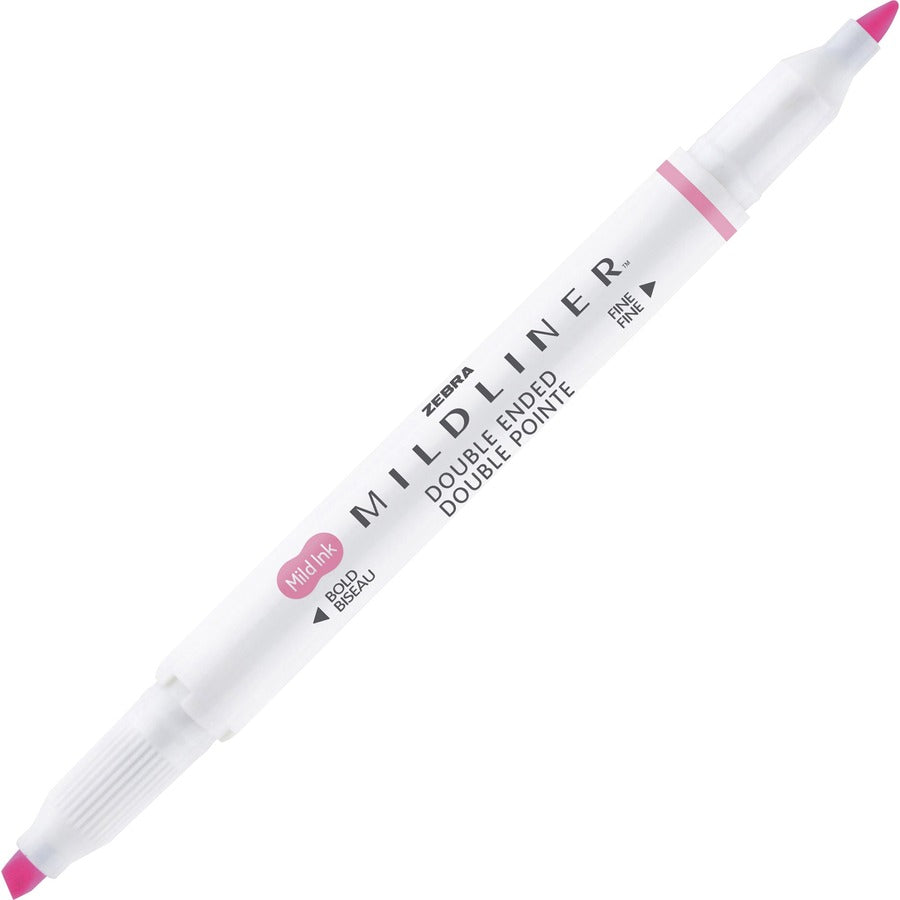 Image of Zebra Pen 78101 MILDLINER Dual Ended Creative Marker, Assorted Ink, White Barrel, 10 / Pack