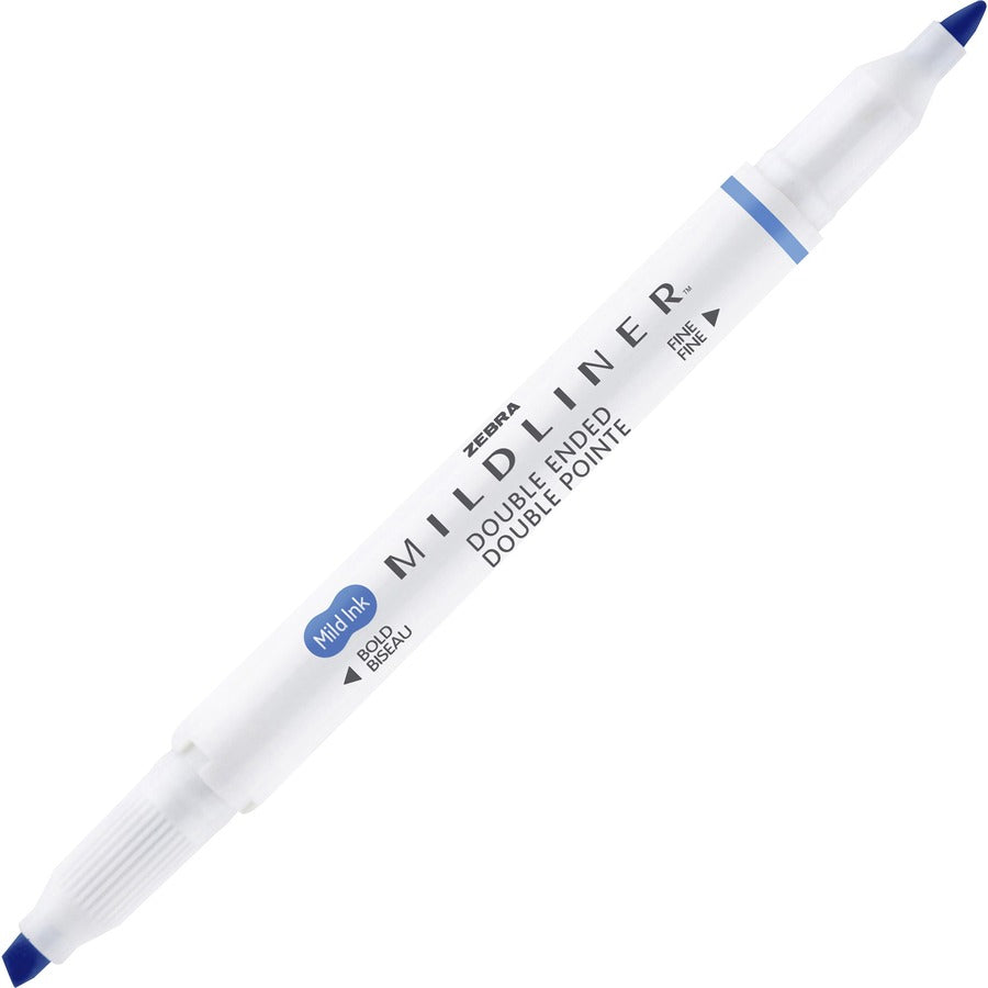 Image of Zebra Pen 78101 MILDLINER Dual Ended Creative Marker, Assorted Ink, White Barrel, 10 / Pack