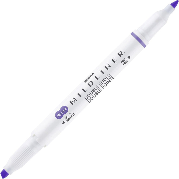 Image of Zebra Pen 78101 MILDLINER Dual Ended Creative Marker, Assorted Ink, White Barrel, 10 / Pack
