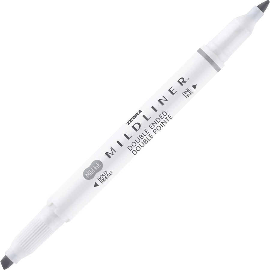 Image of Zebra Pen 78101 MILDLINER Dual Ended Creative Marker, Assorted Ink, White Barrel, 10 / Pack