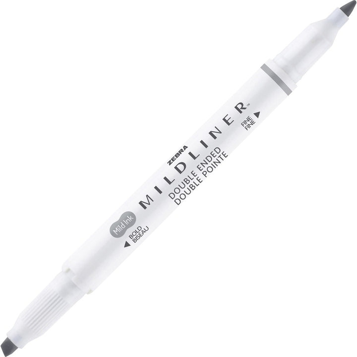 Image of Zebra Pen 78101 MILDLINER Dual Ended Creative Marker, Assorted Ink, White Barrel, 10 / Pack