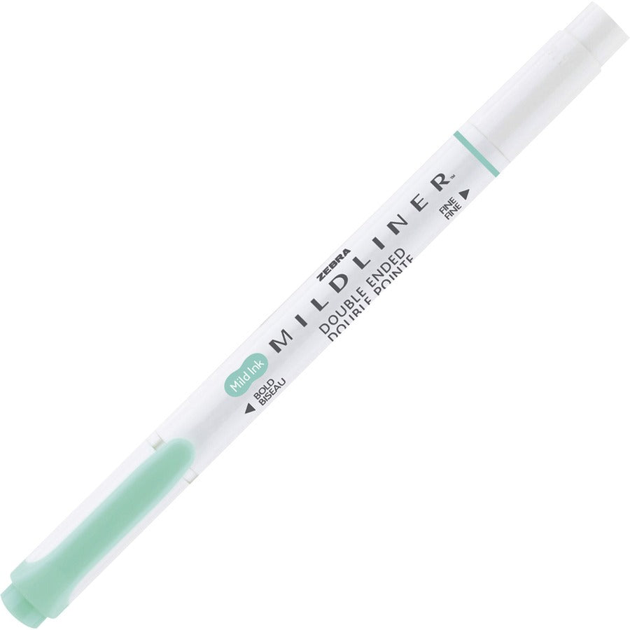 Image of Zebra Pen 78101 MILDLINER Dual Ended Creative Marker, Assorted Ink, White Barrel, 10 / Pack