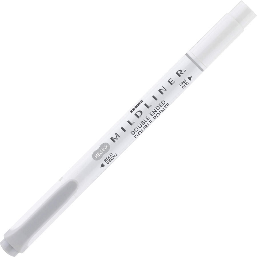 Image of Zebra Pen 78101 MILDLINER Dual Ended Creative Marker, Assorted Ink, White Barrel, 10 / Pack