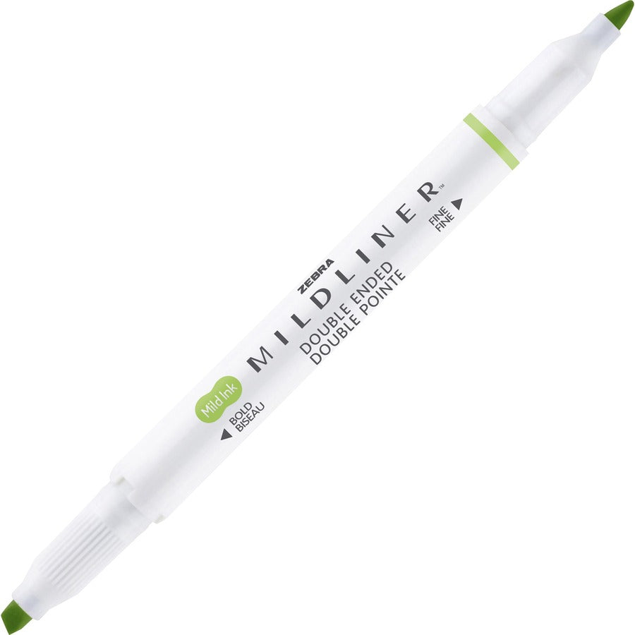 Image of Zebra Pen 78101 MILDLINER Dual Ended Creative Marker, Assorted Ink, White Barrel, 10 / Pack