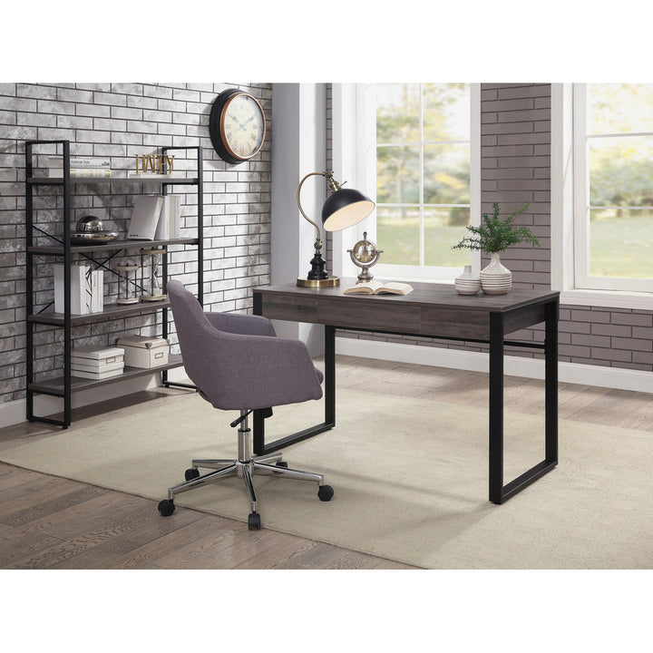 Image of Lorell Desk, Center Drawer, Steel Legs, 47"x23-1/2"x30", CCL
