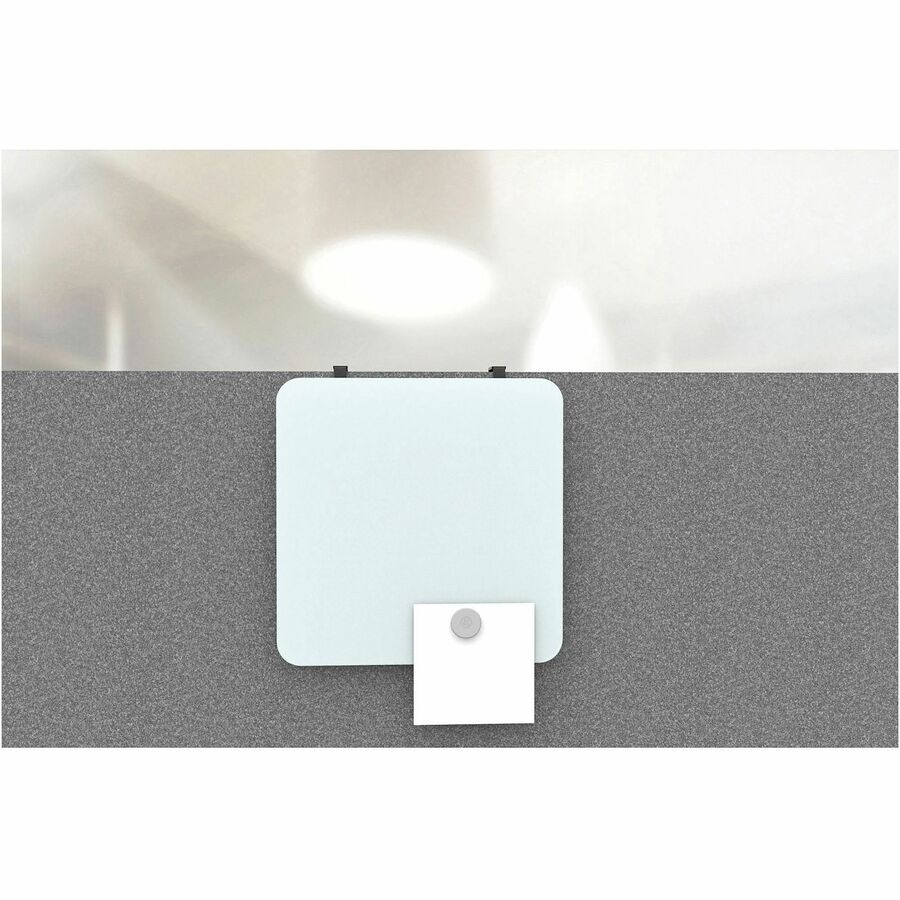 Image of U Brands Dry-Erase Board, Glass, 12"Wx1/2"Lx12"H, Frost