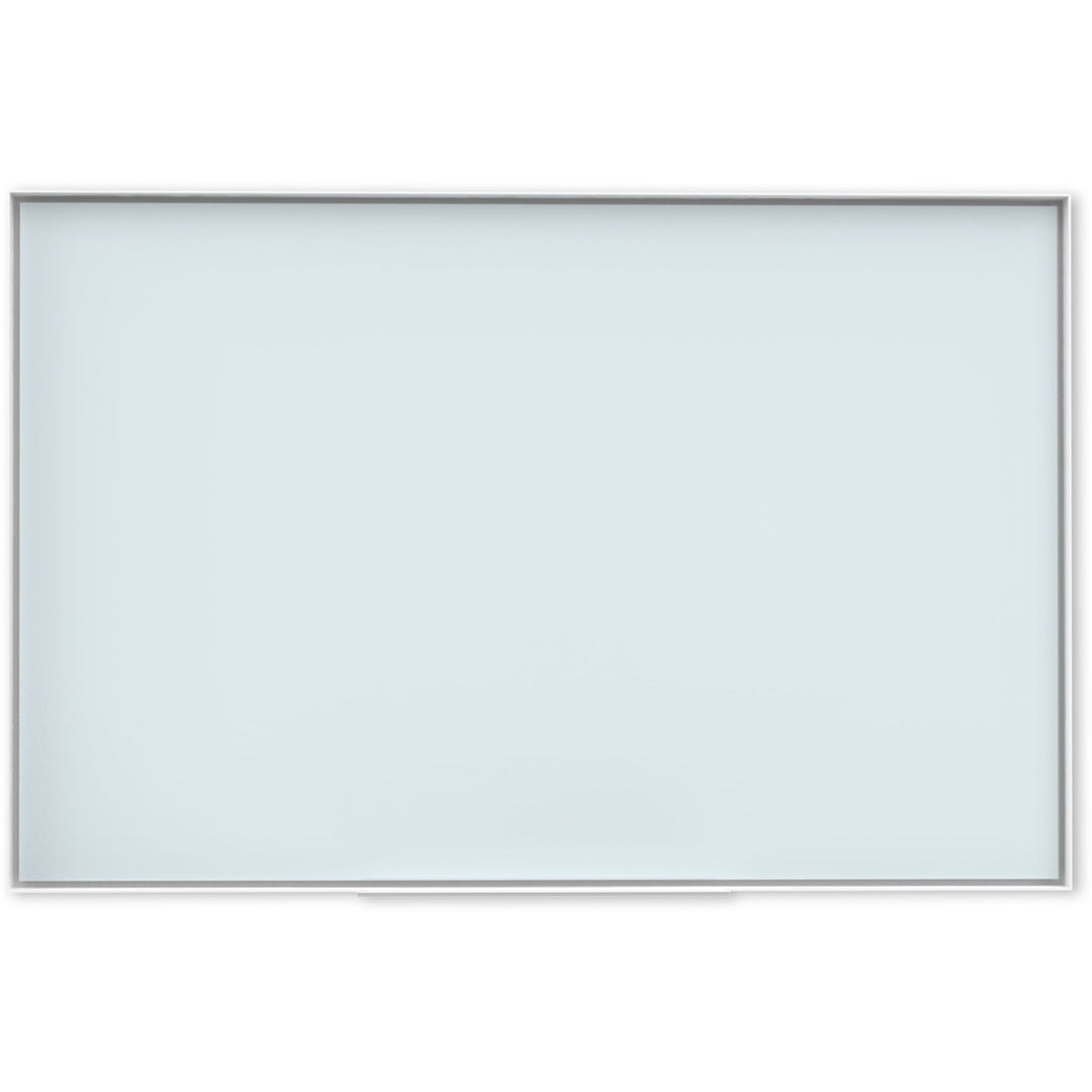 Image of U Brands Dry-Erase Board,Glass,Aluminum Frame,36"x24",White