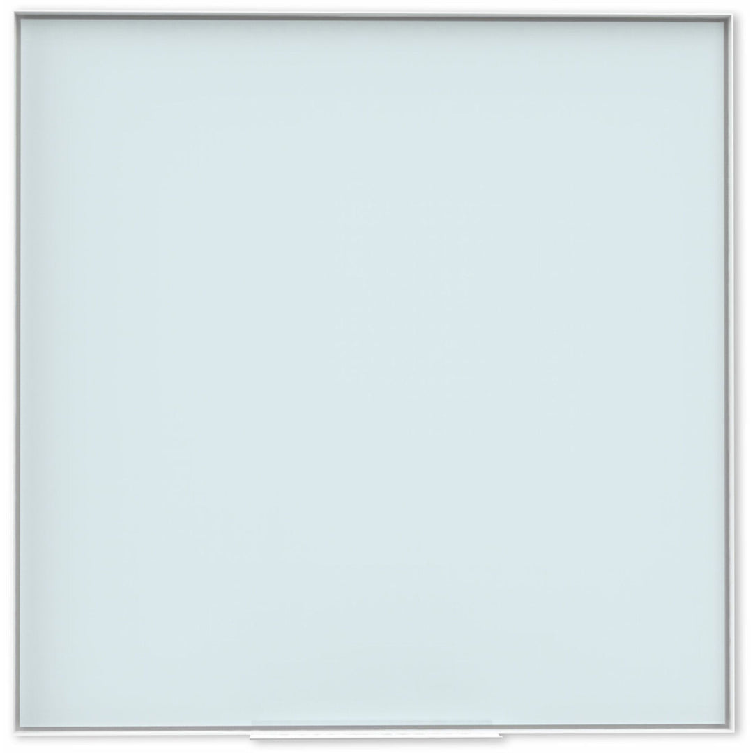 Image of U Brands Dry-Erase Board,Glass,Aluminum Frame,336"x36",White