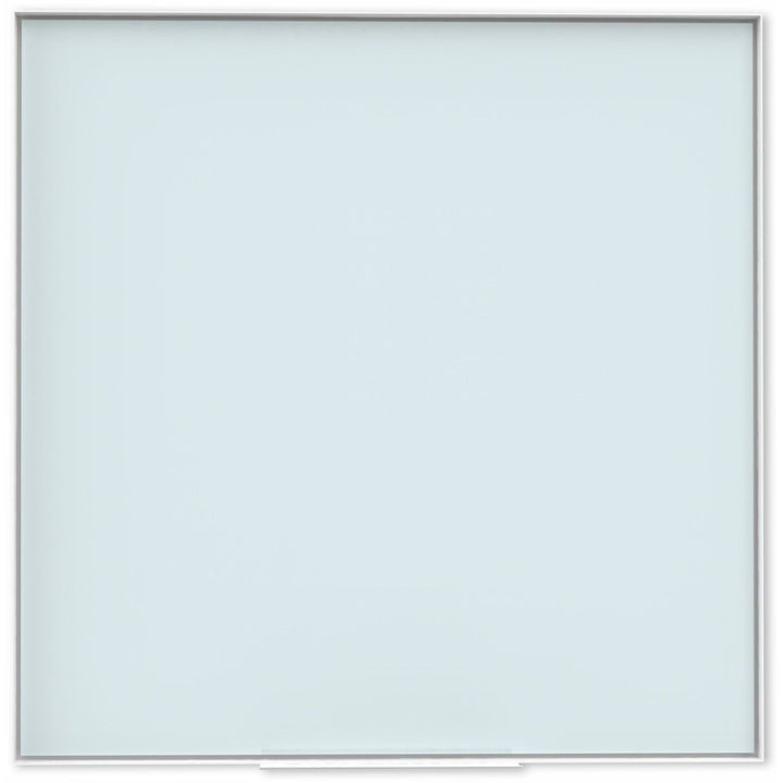 Image of U Brands Dry-Erase Board,Glass,Aluminum Frame,336"x36",White