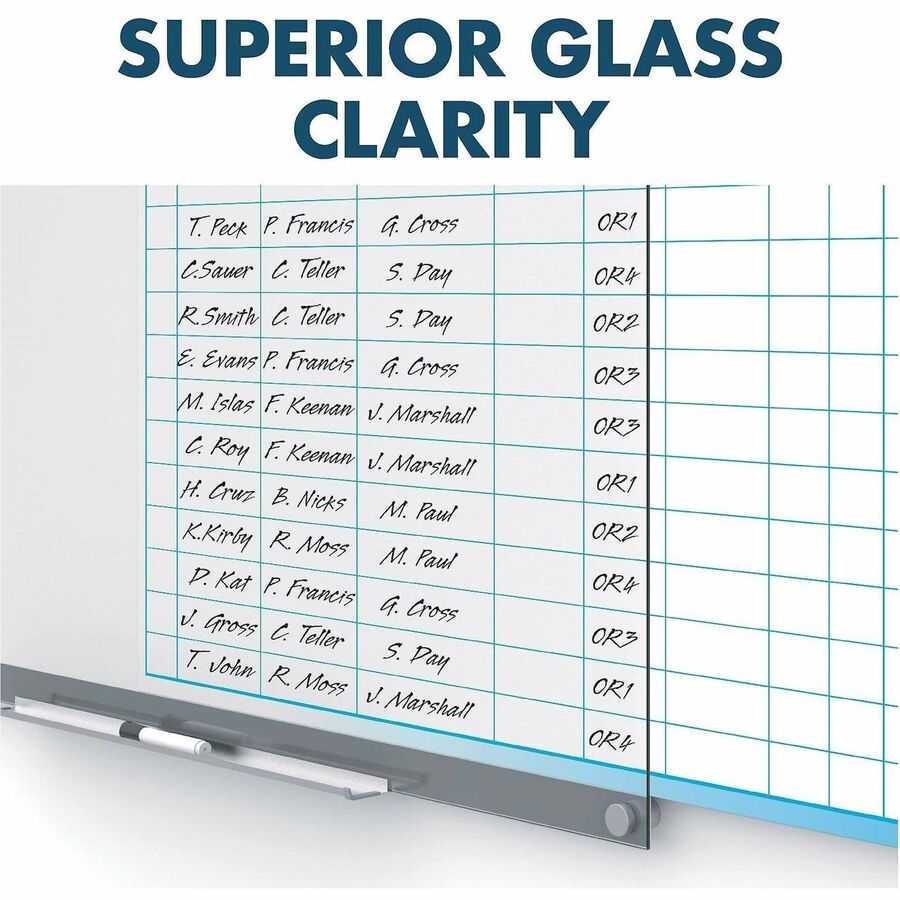 Image of Quartet® Dry-Erase Board, Glass, 36"Wx24"L, White