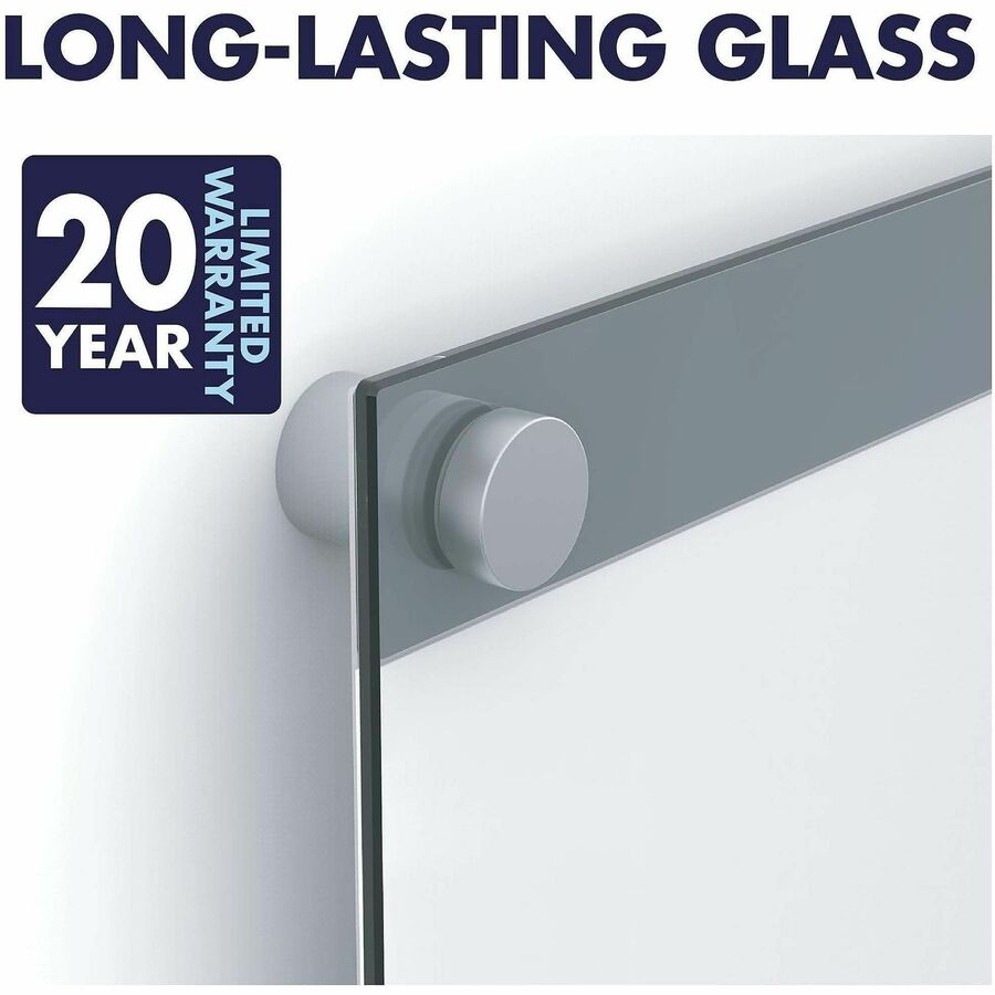 Image of Quartet® Dry-Erase Board, Glass, 36"Wx24"L, White