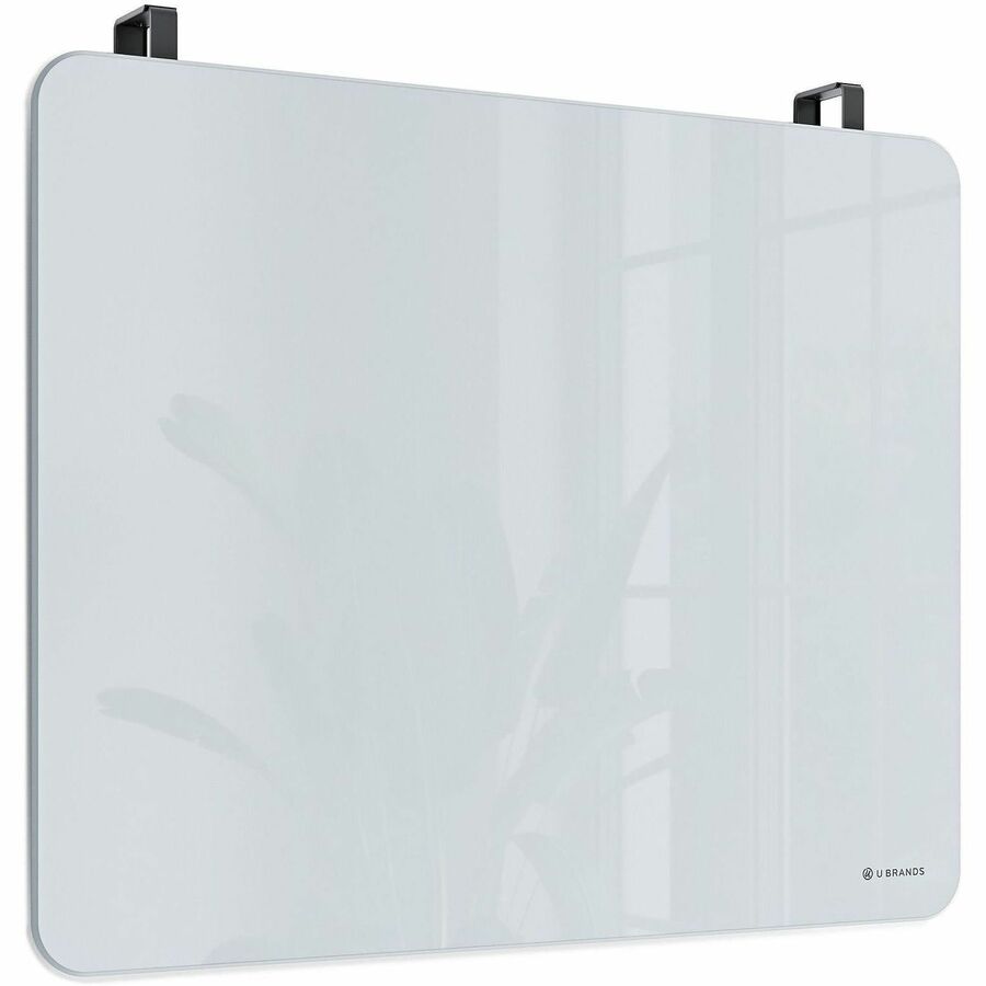 Image of U Brands Dry-Erase Board, Magnetic, 16"Wx20"Lx1/4"H, Frost