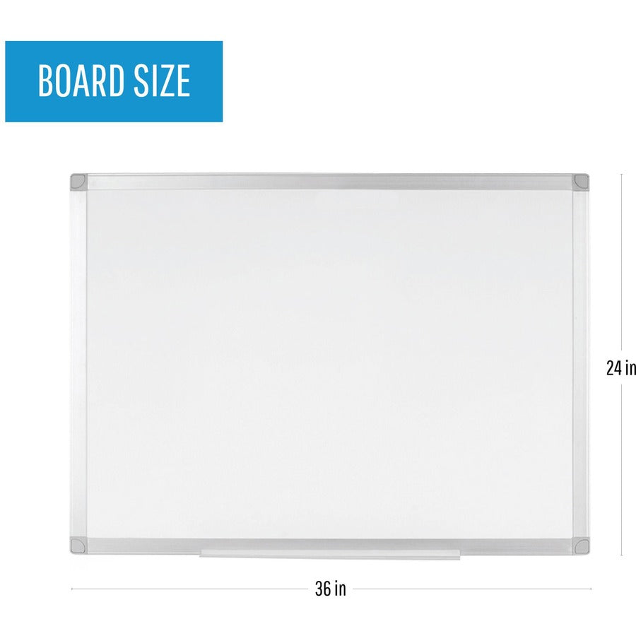Image of Bi-silque Dry-Erase Board, Porcelain, 24"Wx36"Lx1/2"H, Multi