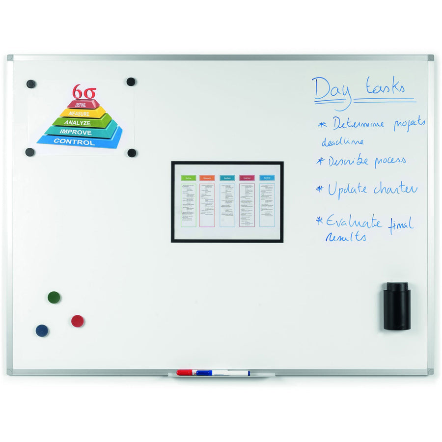 Image of Bi-silque Dry-Erase Board, Porcelain, 36"Wx48"Lx1/2"H, Multi