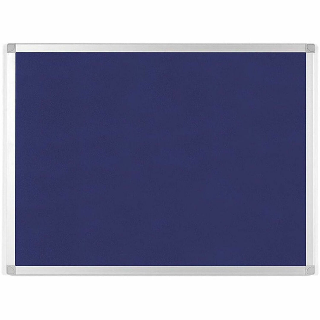 Image of Bi-silque Bulletin Board, Blue Fabric, 24"Wx36"Lx1/2"H, Blue