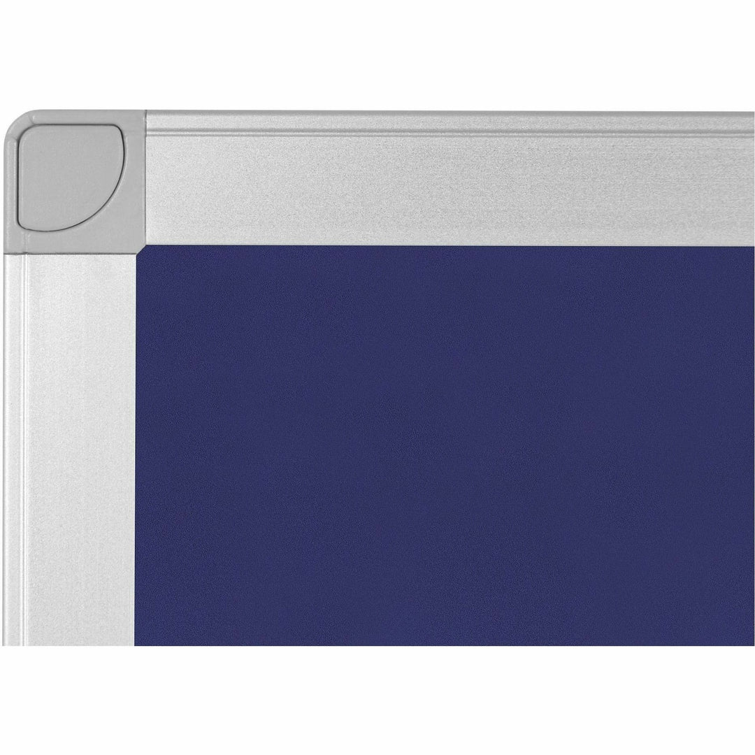 Image of Bi-silque Bulletin Board, Blue Fabric, 36"Wx48"Lx1/2"H, Blue