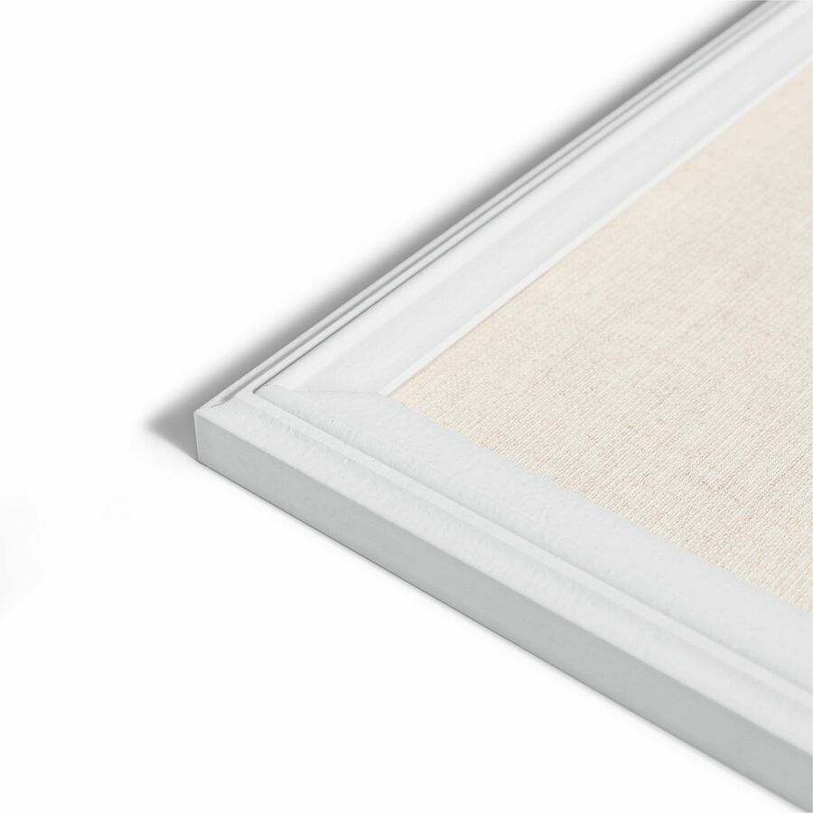 Image of U Brands Bulletin Board, Linen, 18"x3/4"x24", Natural