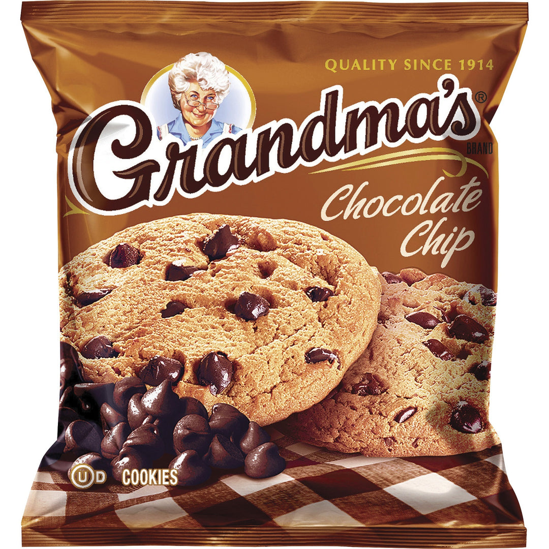 Image of Quaker® Cookies, Chocolate Chip, 2.5 oz, 60/CT, Brown/Black