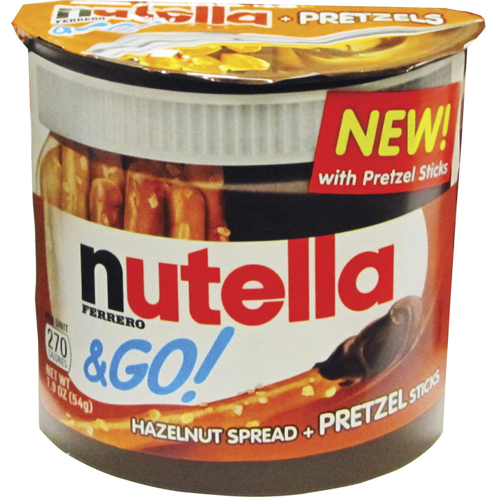 Image of Ferrara® Hazelnut Spread Snack, w/ Pretzel Sticks, 1.8 oz, 12/BX, MI