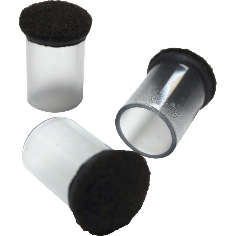 Image of Lorell Floor Protector,7/8"FlexSlve,1-1/8"BaseDia,1-5/8"H,100/BG,CL