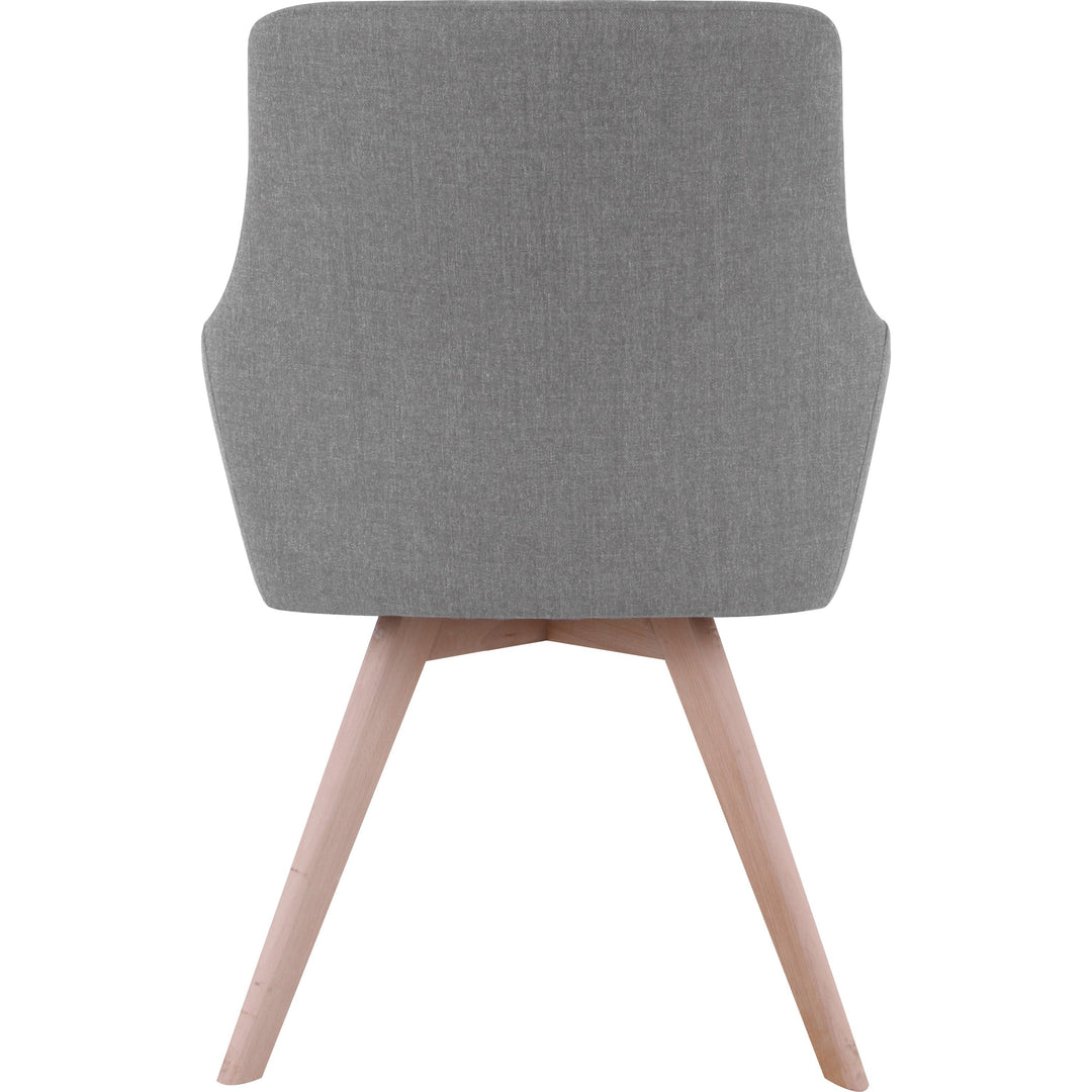 Image of Lorell Guest Chair, Fabric, 25-1/8"x24-3/4"x35", Gray Flannel