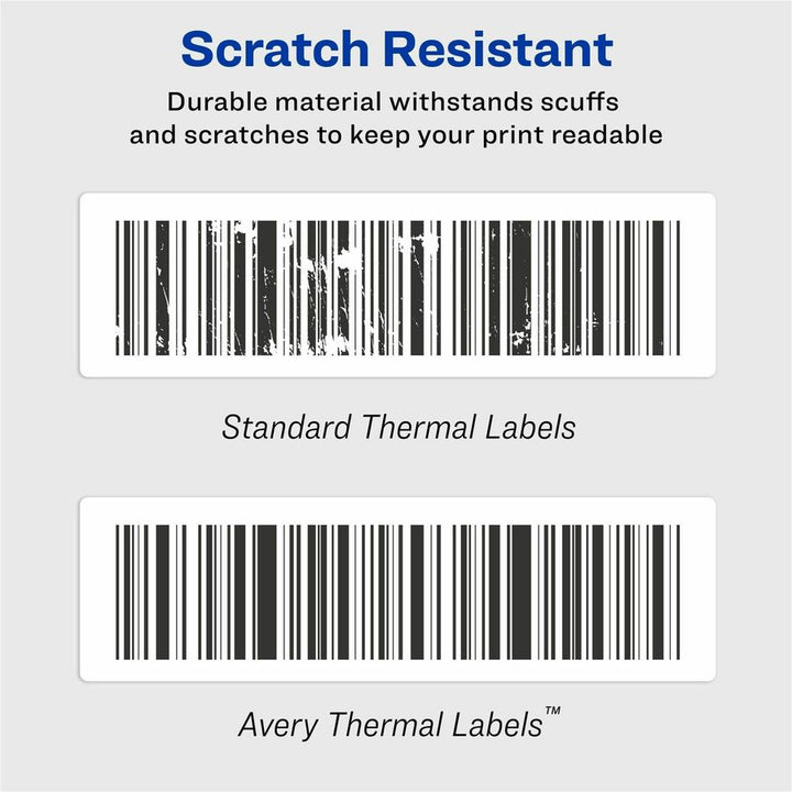 Image of Avery® Multipurpose Thermal Labels, 3.5 x 1.3, White, 350/Roll, 2 Rolls/Box
