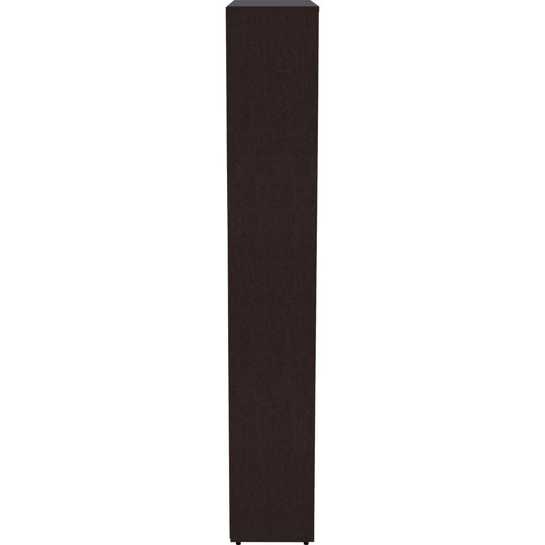 Image of Lorell Bookcase, 6-Shelf, 5 Adj Shelves, 36"x12"x72", Espresso