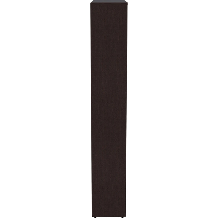 Image of Lorell Bookcase, 6-Shelf, 5 Adj Shelves, 36"x12"x72", Espresso