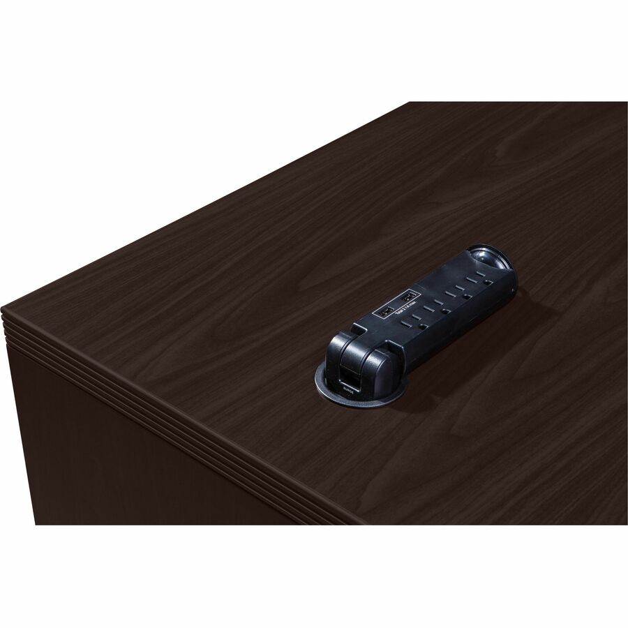 Image of Lorell Bridge, Essentials Laminate, 48"x24"x29-1/2", Espresso