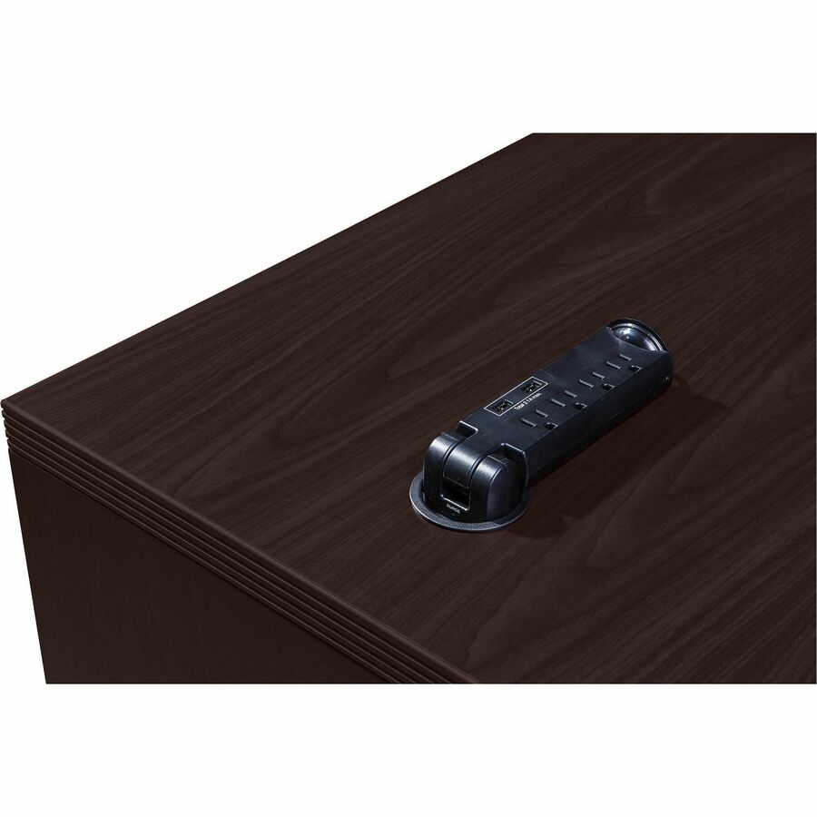 Image of Lorell Bridge, Essentials Laminate, 48"x24"x29-1/2", Espresso