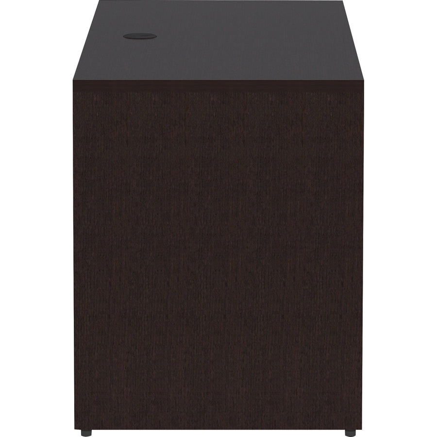 Image of Lorell Credenza Shell, Laminate, 60"x24"x29-1/2", Espresso