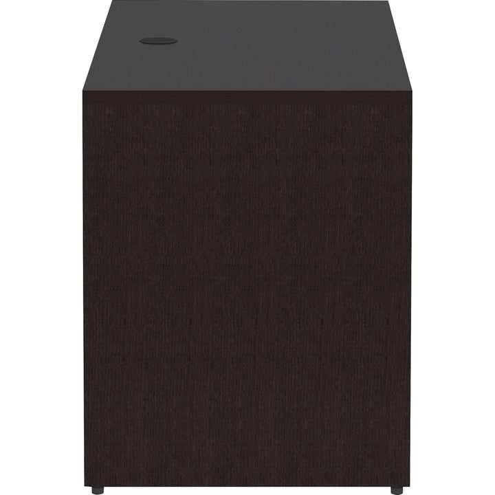 Image of Lorell Credenza Shell, Laminate, 60"x24"x29-1/2", Espresso