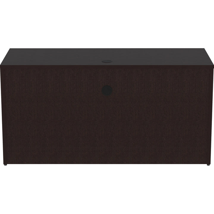 Image of Lorell Credenza Shell, Laminate, 60"x24"x29-1/2", Espresso